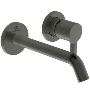 Joy wandmengkraan 5l/min. uitloop 18cm 2 opbouwd. magnetic grey (grijs)