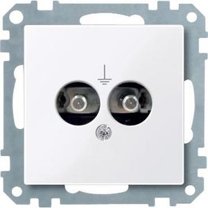 Potential equal. socket-outlet insert active white glossy