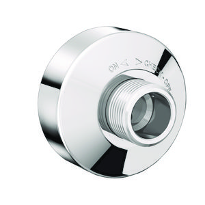 S-koppeling afsluitbaar m.rozet 1/2x3/4 stop/check set 2st.