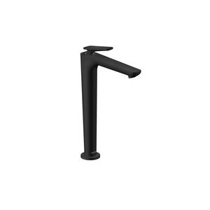 1-hendel wastafelmengkraan 250 Coolstart + PushOpen afvoerplug mat zwart Citterio-C