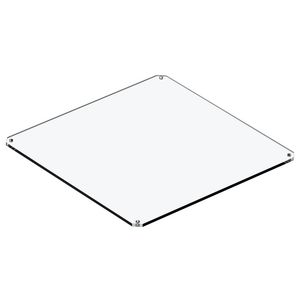 Montageplaat frame transparant 72210301