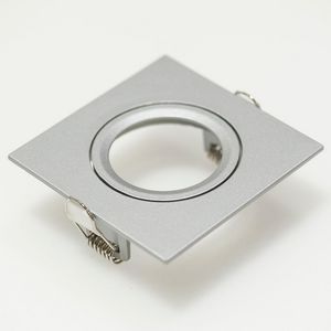 Downlight ring vierkant 88(76)mm zilver 42180142