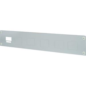 Frontplaat plaatstaal 11xNZM1 3P 8xNZM1 4P vert.aansl. 200x