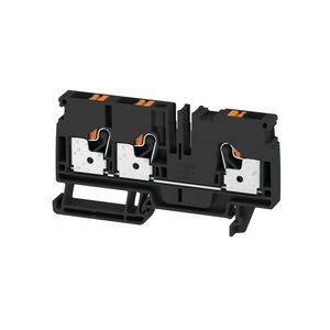 Doorvoerklem PUSH IN zwart 6mm² 41A 800V VVE=50