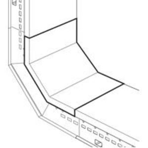 Deksel stijgstuk 90gr. B200 RVS316