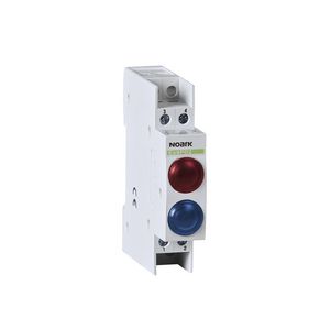 Signaallamp 110V AC/DC 1 rood LED and 1 blauw LED