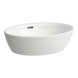 Wask. 520x390mm z. kraangat m. overl. onderz. gesl. lcc-wit