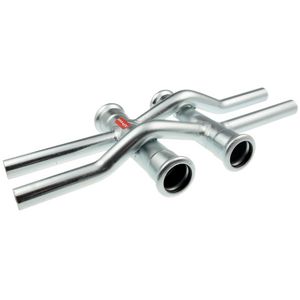 Kruisingpaar dubbel Xpress STAAL 22x15mm spie C1436 VVE=6