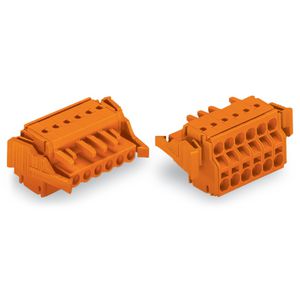 2-draads FE steker 2,5 mm² oranje 231-2302/037-000 VVE=100