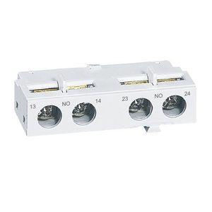 Hulpcontact MPX3-voorzijde 2NO-1 modulen VVE=10
