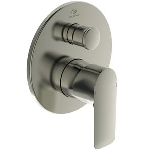 Connect Air bad/douchemengkraan opbouwd. vul overl. silver storm (rvs look)