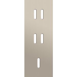 Afdekplaat 3-voud vertic. 71mm centerafst 166-56954