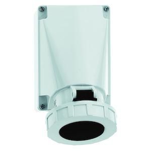 Wandcontactdoos 7h 63A 5P 500V IP67 170x118 Ni