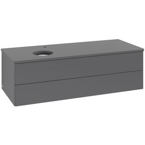 Wastafelonderkast Antao 1200x360x500mm Antr. Matt Lacquer L22050GK