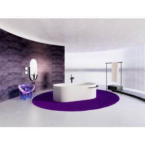 AXOR Suite B&B ligbad vrijstaand wit 190x85cm incl. afvoerplug mat zwart