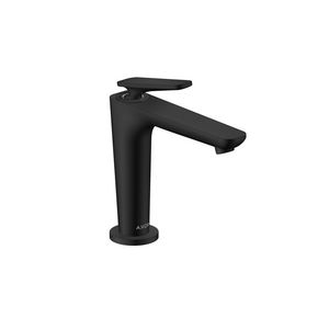1-hendel wastafelmengkraan 125 Coolstart + PushOpen afvoerplug mat zwart Citterio-C