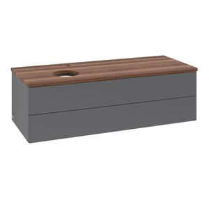 Wastafelonderkast Antao 1200x360x500mm Antr. Matt Lacquer L22052GK