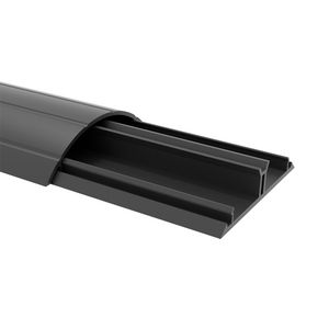 Lengte a 2 mtr. Vloerleidingkanaal GGK ABK 12x50 zwart