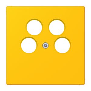 Afdekking SAT/TV 4-gats Ankaro LC4320W