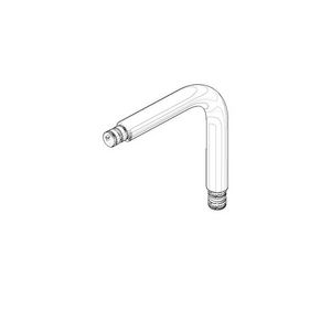 Uitloop 228x231x30mm chr