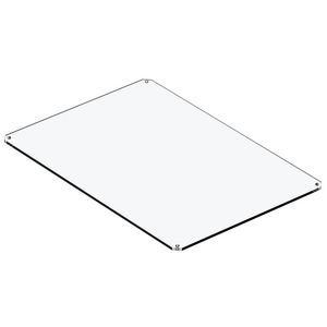 Montageplaat frame transparant 72210401