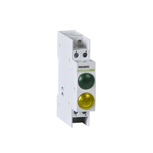 Signaallamp 110V AC/DC 1 groen LED and 1 geel LED