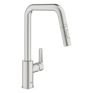 Start Keukenmengkraan U-uitloop Uittrekbare SuperSteel