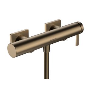Tecturis E 1-hendel douchekraan opbouw Brushed Bronze