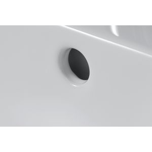 D-CODE #034285 wastafel 850mm wit met kraangat met overloop