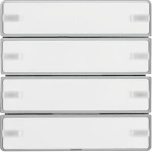 Drukknop opzetmodule 4-v tekstv. berker Q.1/Q.3/Q.7 alulook