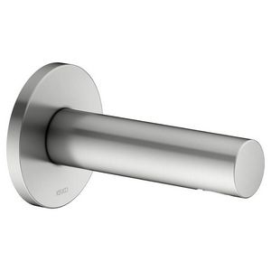 Baduitloop DN15 met rond rozet uitloop 130mm roestvrij staa