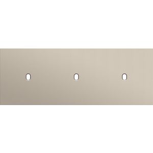 Afdekplaat 3-voud horiz. 71mm centerafst. 166-57701