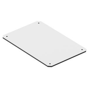 Montageplaat deur lichtgrijs 72202301