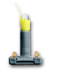 LED wit inzet compleet 1 mA