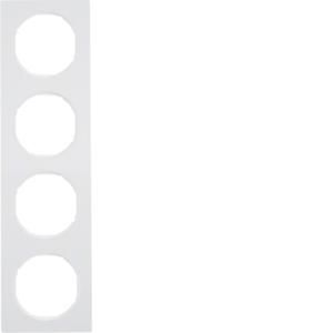 Afdekraam 4-v berker R.3 polar wit glans