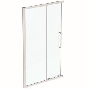Doucheopstelling hoekinstap I.LIFE schuifdeur 120cm omkeerbaar (deel 1 van 2) zilver