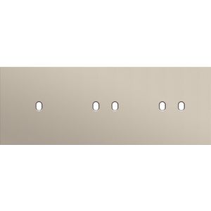 Afdekplaat 3-voud horiz. 71mm centerafst. 166-57703