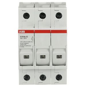Zekeringhouder E90 3P 30A voor CC-zekeringen