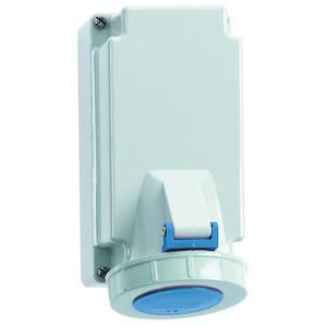 Wandcontactdoos 9h 16A 7P 230V IP67 170x90 Ni