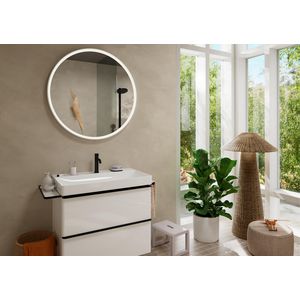 Pulsify S Showerpipe 260 1 straalsoort met ShowerTablet Select 400 mat zwart
