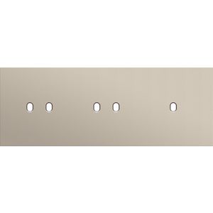 Afdekplaat 3-voud horiz. 71mm centerafst. 166-57704