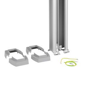 Energiezuil 1 compartiment 80mm 2,88M Aluminium DA