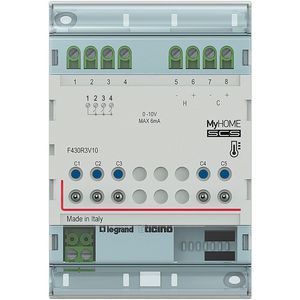 Actuator 3 uitgangen en 2x0-10V thermo My Home