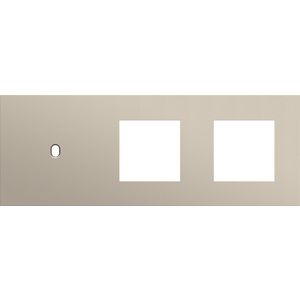 Afdekplaat 3-voud horiz. 71mm centerafst. 166-57705