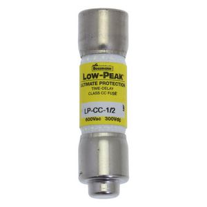 Zekering laagsp. 0.5A AC 600V 10x38 CC UL traag af VVE=10