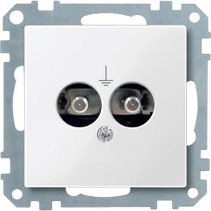 Potential equal. socket-outlet insert polar white glossy