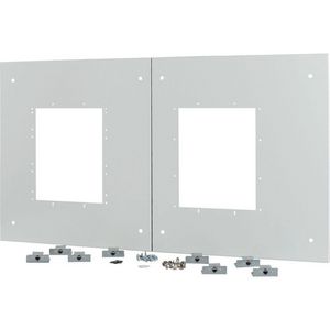 Frontplaat voor 2x IZMX16 vast XTMP2IX16FC-H550W1000
