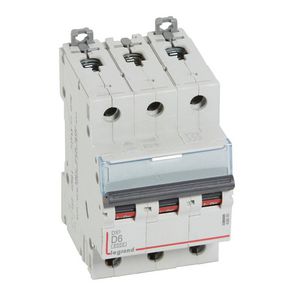 Installatieautomaat DX³ 6000A/10kA 3-polig D-karakteristiek 6A