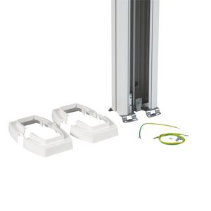 Energiezuil 1 compartiment 80mm 3,90M wit DA