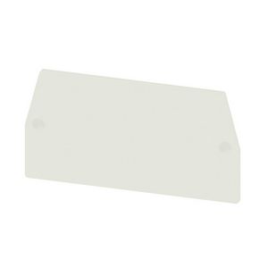Afsluit- eindplaatterminals grijs h:68.5mm b:1 VVE=20